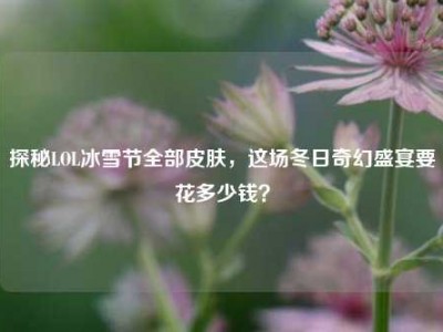 探秘LOL冰雪节全部皮肤，这场冬日奇幻盛宴要花多少钱？