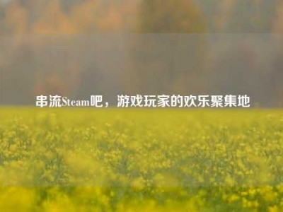 串流Steam吧，游戏玩家的欢乐聚集地