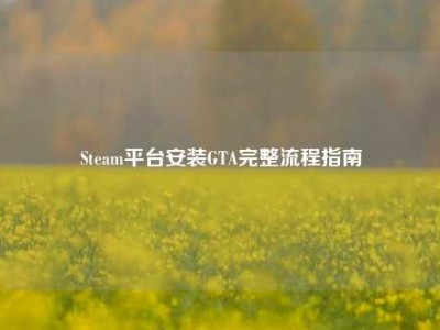 Steam平台安装GTA完整流程指南