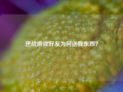 逆战游戏好友为何送我东西？