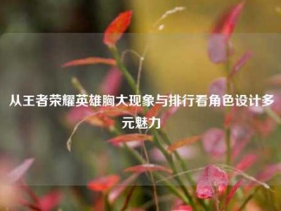 从王者荣耀英雄胸大现象与排行看角色设计多元魅力