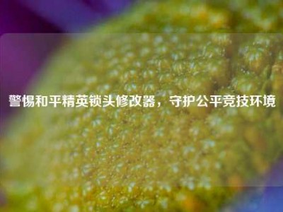 警惕和平精英锁头修改器，守护公平竞技环境