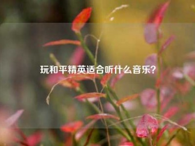 玩和平精英适合听什么音乐？