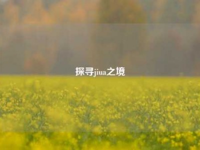 探寻jiua之境
