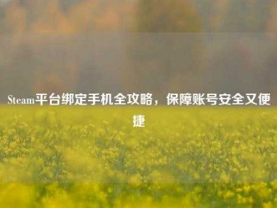 Steam平台绑定手机全攻略，保障账号安全又便捷