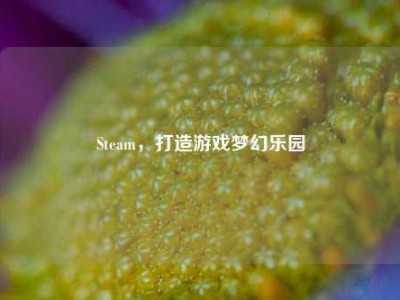 Steam，打造游戏梦幻乐园