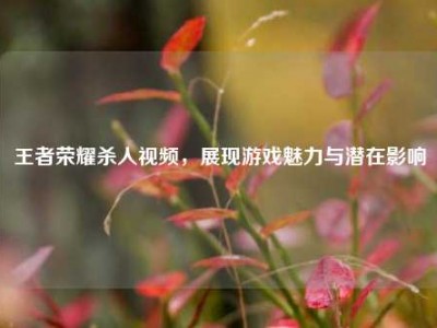 王者荣耀杀人视频，展现游戏魅力与潜在影响