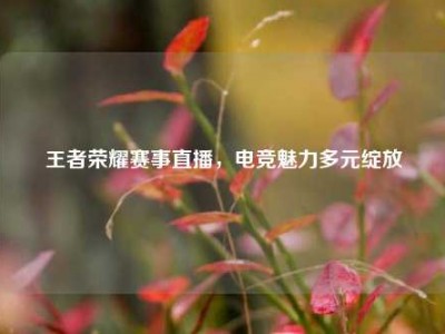 王者荣耀赛事直播，电竞魅力多元绽放