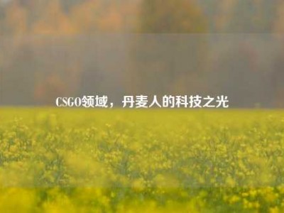 CSGO领域，丹麦人的科技之光