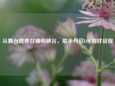 从舞台跨界召唤师峡谷，歌手开启LOL别样征程