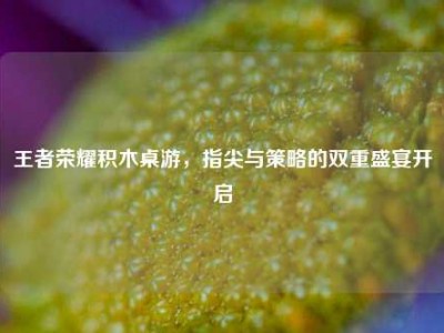 王者荣耀积木桌游，指尖与策略的双重盛宴开启