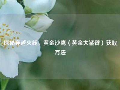 探秘穿越火线，黄金沙鹰（黄金大鲨臂）获取方法