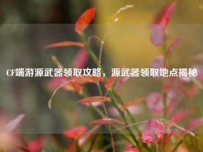 CF端游源武器领取攻略，源武器领取地点揭秘