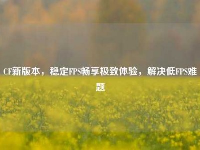 CF新版本，稳定FPS畅享极致体验，解决低FPS难题