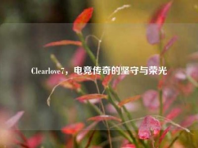 Clearlove7，电竞传奇的坚守与荣光