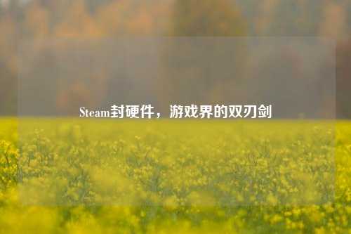 Steam封硬件，游戏界的双刃剑