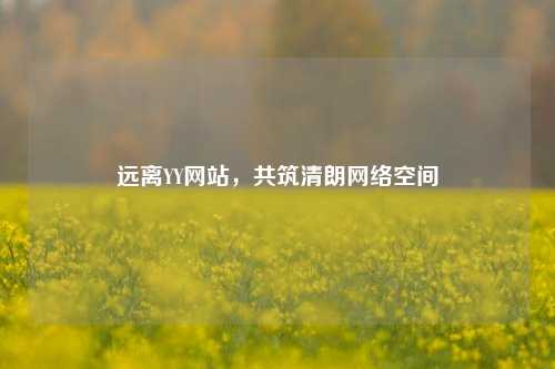 远离YY网站,共筑清朗网络空间