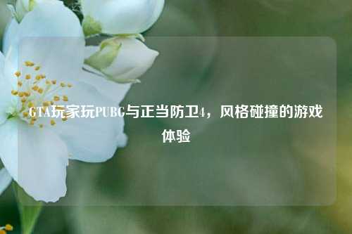 GTA玩家玩PUBG与正当防卫4，风格碰撞的游戏体验